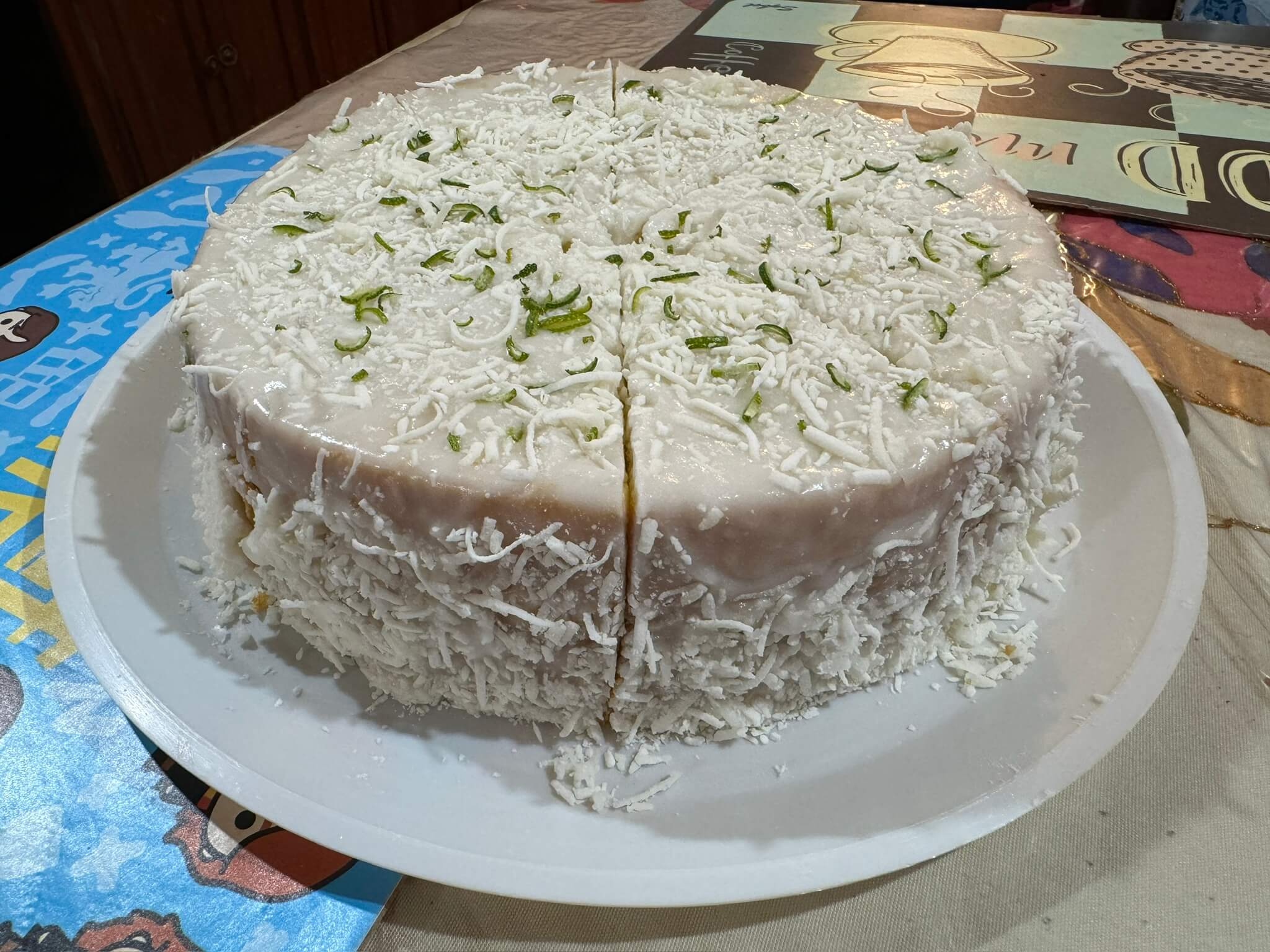 Pastel de Coco Limón