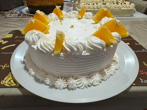 Pastel de Naranja